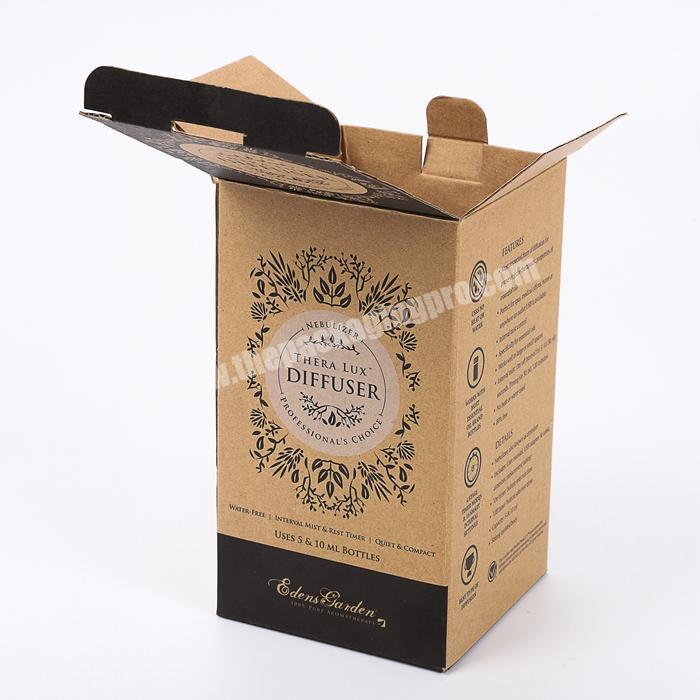 Eco Environmental Product Retail Boxes Custom Printed Die Cut Brown Kraft Paper Tube Packaging Wholesale