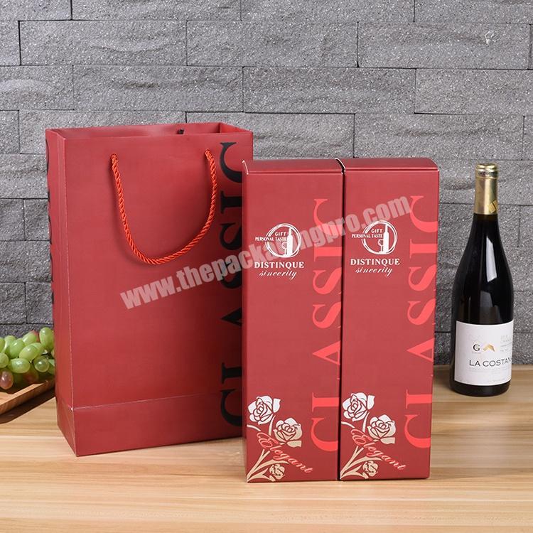 New Arrival Luxury Red Wine Gift Box Packaging