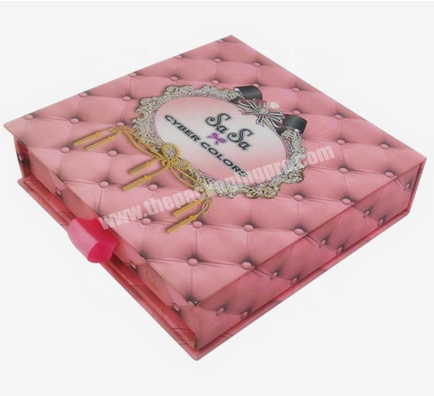 Custom design luxury high end rigid cosmetics case lipstick makeup brow pencil packing paper box wholesale manufacture