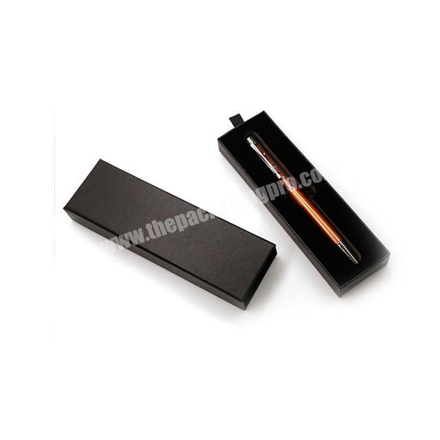 Sell Well Luxury High-end black rectangle up and botton cover paper box for gift