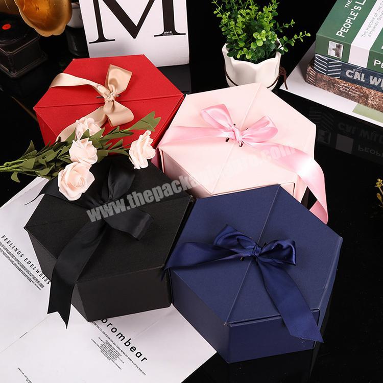 In Stock Elegant Multi Color Empty Paper Favor Gift Packaging Box For Bridesmaid
