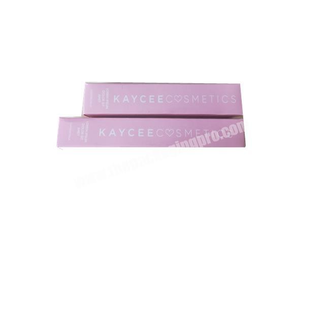Fashionable cute pink lipstick box different size custom lipstick box packaging Recycled lipstick box cardboard