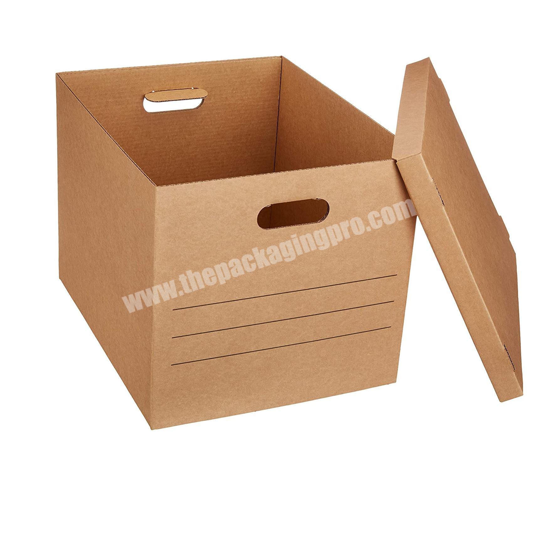 Wholesale Eco Friendly Small MOQ Shoe Brown Corrugated carton courier delivery Moving shipping Mailer Paper Packaging Boxes