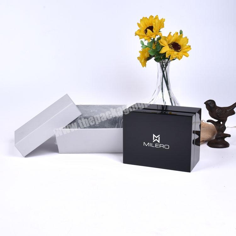 Wholesale Luxury Customized Logo Black Single Watch Gift Box For Men