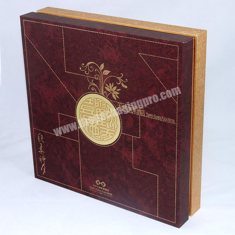 High Quality Eco-Friendly Paper Moon Cake Macaron Muffin Packaging Box