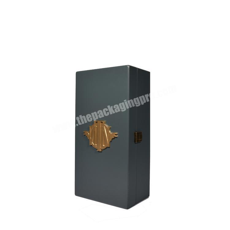 Luxury High Quality Single Bottle Tequila Wine Box Customized Liqueur Packaging Box For Gift