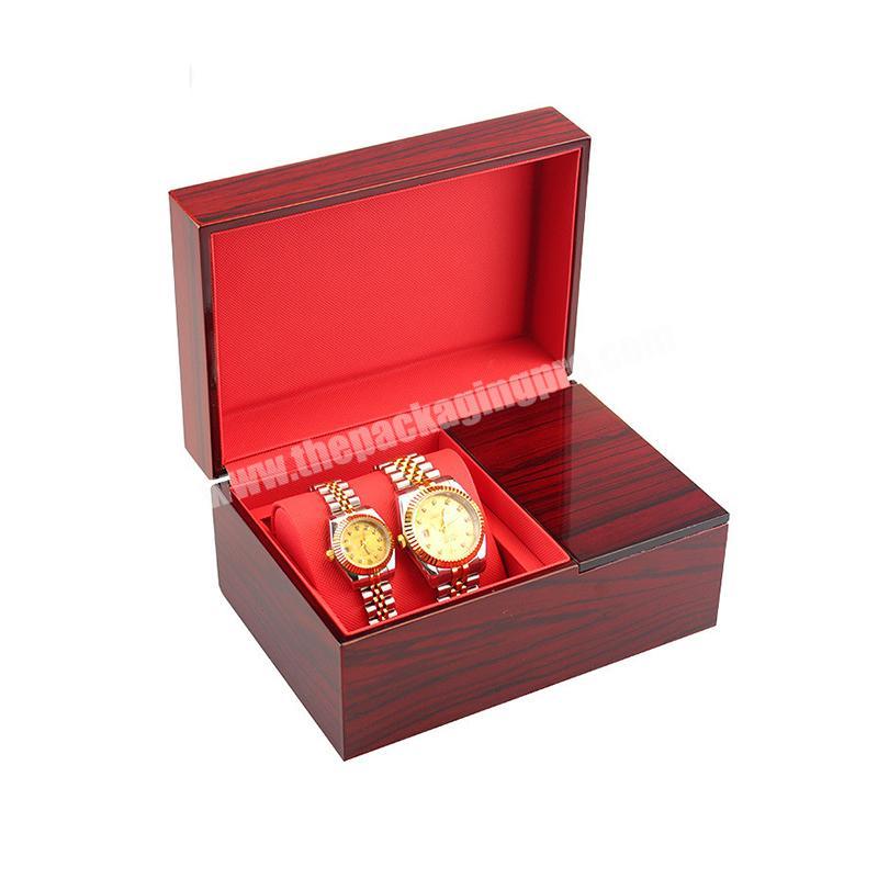 Personalized Fashion Design Unique Luxury Package Single Wooden Wrist Watch Box