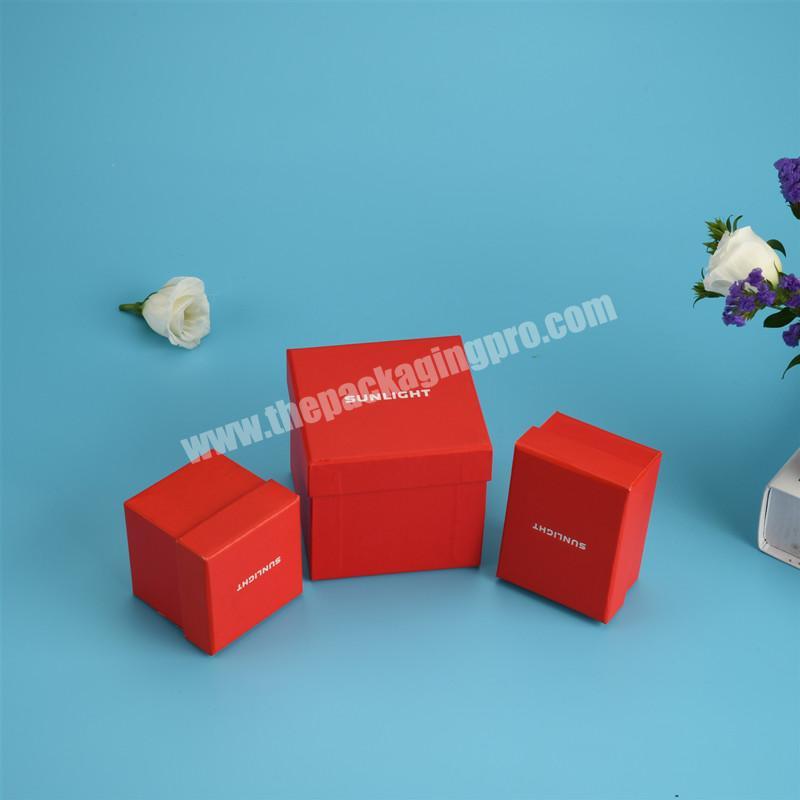 China Manufacturers Wholesale Paper Boxes Ring Custom Gift Jewelry Box
