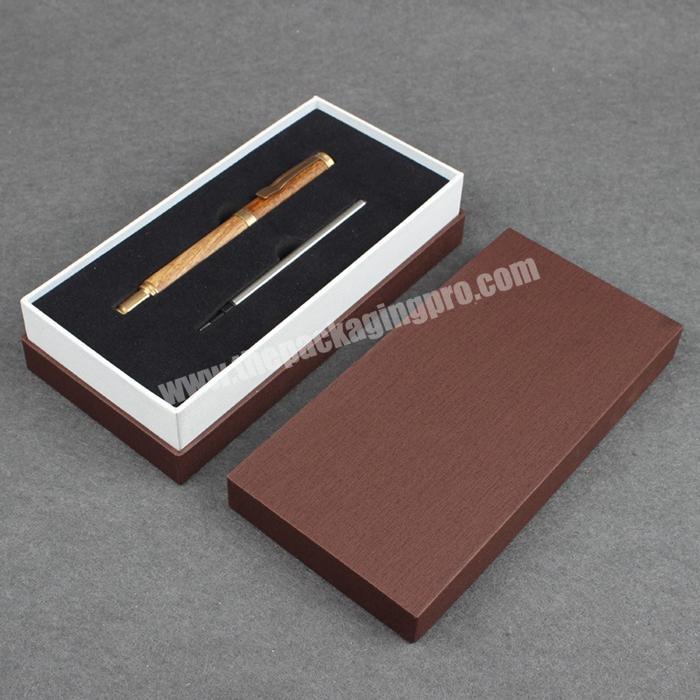 Wholesale Paper Type Lid and Base Gift Box Paperboard Shoulder Boxes for Pen Packing