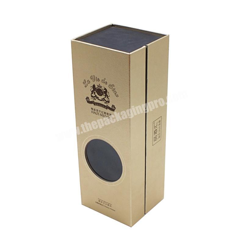 Hot Selling Superior Quality Cardboard Wine Bottle Paper Box