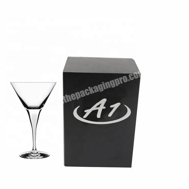 Black Mug Cup Glasses Gift Box With Foam