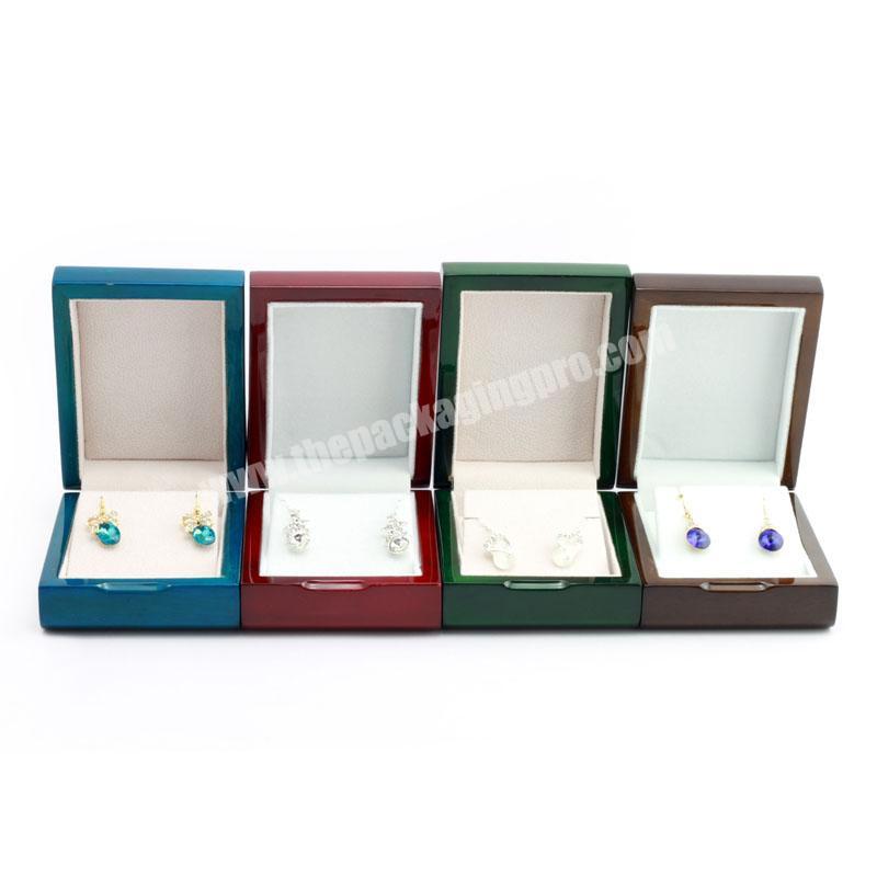 Custom Wholesale Multi Color Jewelry Packaging Box Vintage Wood Jewelry Box