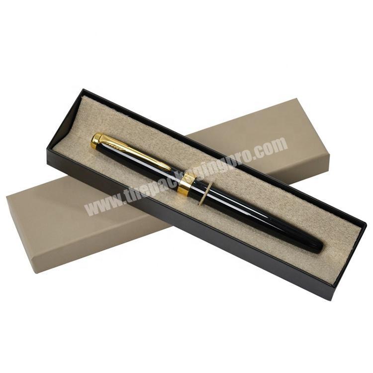 Creative Fancy Paper Ballpoint Pen Packaging Box With Logo Print