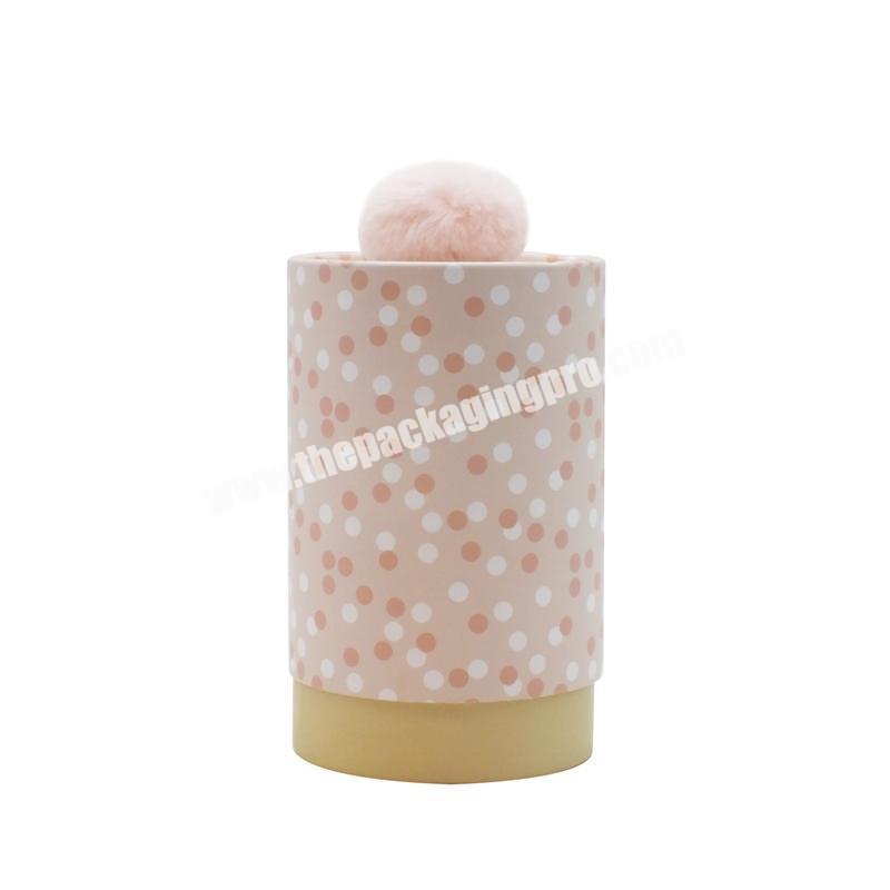 Printed Paper Cylinder Custom High Quality Colorful Carton Brown Tooth Brush Bambo Tube Box