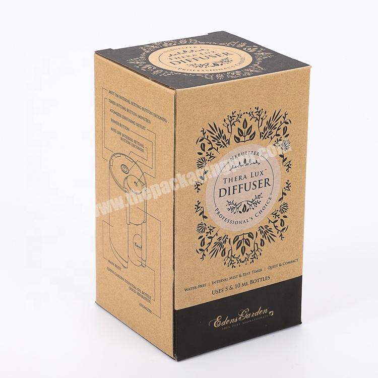 Hot Sale Custom Printed Foldable 3 Layer Kraft Cardboard Corrugated Coffee Cup Mug Packaging Box Lightweight Shipping Boxes