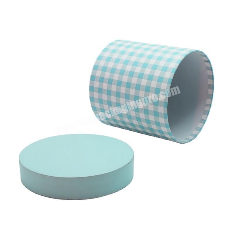 Custom print cardboard paper lid and base tube box