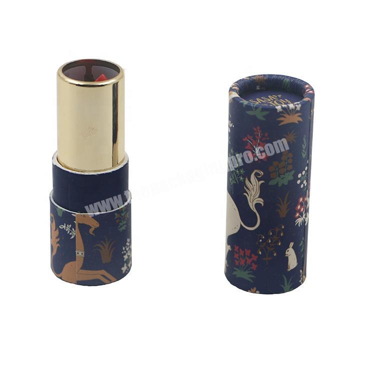 High Quality Round Cosmetic Perfume Packing Packaging Lipstick Paper Box