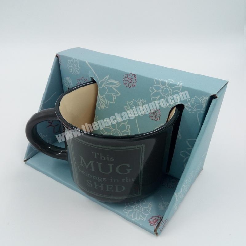 Custom Cardboard Paper Coffee Mug Packaging Box