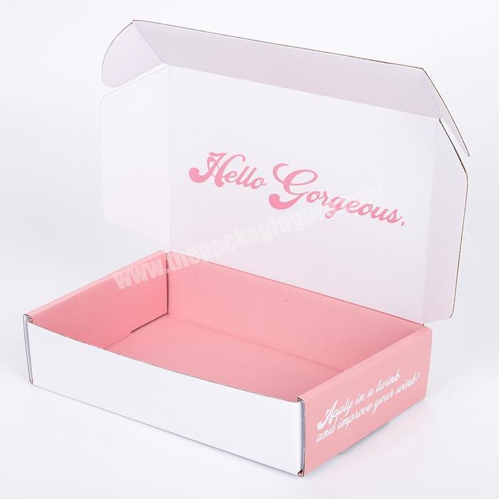 Colorful Printed Custom Accept Corrugated Mailer Shipping Paper Box for Products Packing