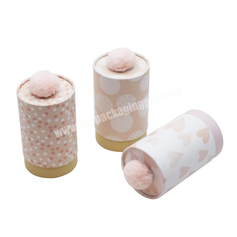 Round Red Recycled Recycle Custom Printed Cheap Price Pesticide Perfume Eyelash Pen Paper Tube Box