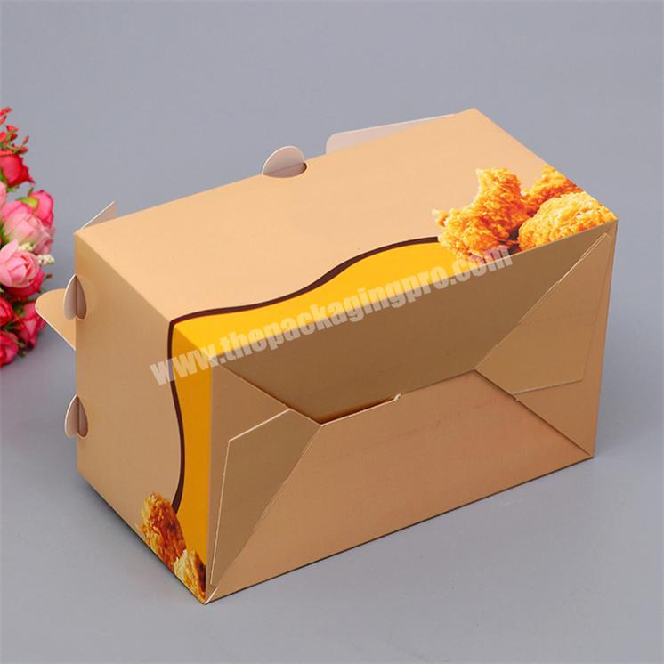 Best Take Out Fried French Chips Paper Restaurant Roast Chicken Delivery  Takeaway Fast Food Packaging Box Manufacturer and Factory