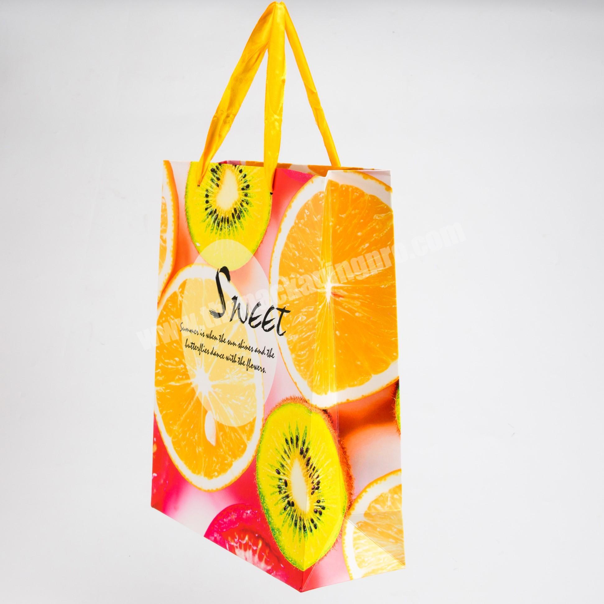 luxury jean packaging paper bag with handle