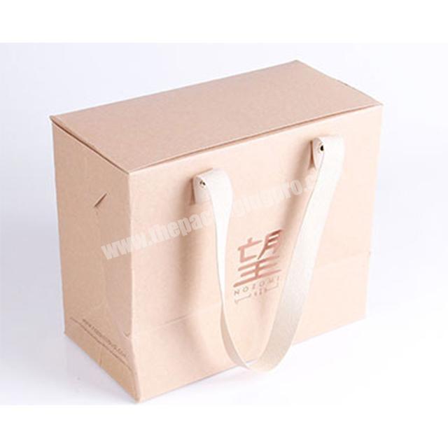 Custom luxury paper box bag for shoes packing Hot Stamping embossed brand name boxes customized