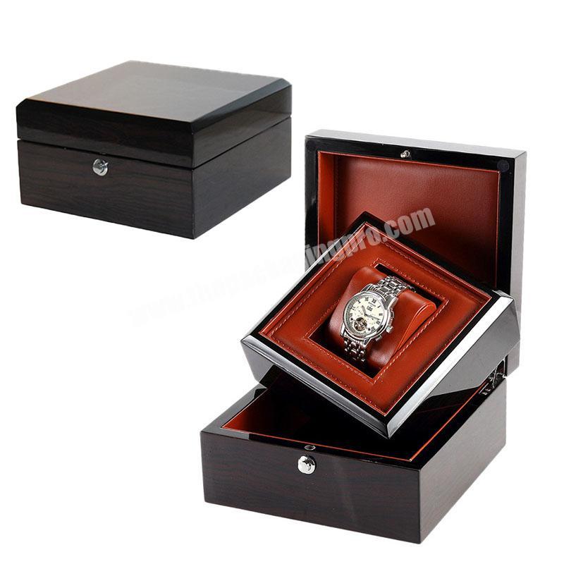2020 New Custom Luxury Piano Lacquer Watch Box With Key