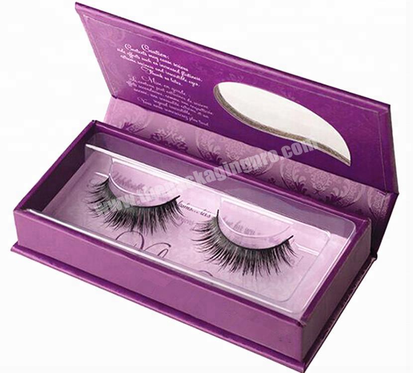 wholesale custom design  factory supply  false lash small gift packaging Eyelash extension paper  box