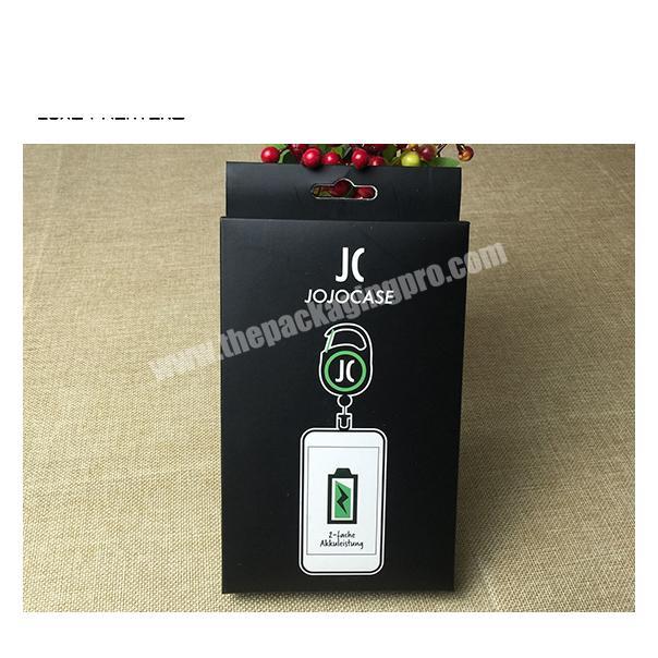 Customized hanging hole display box key chain packaging LED light packing box