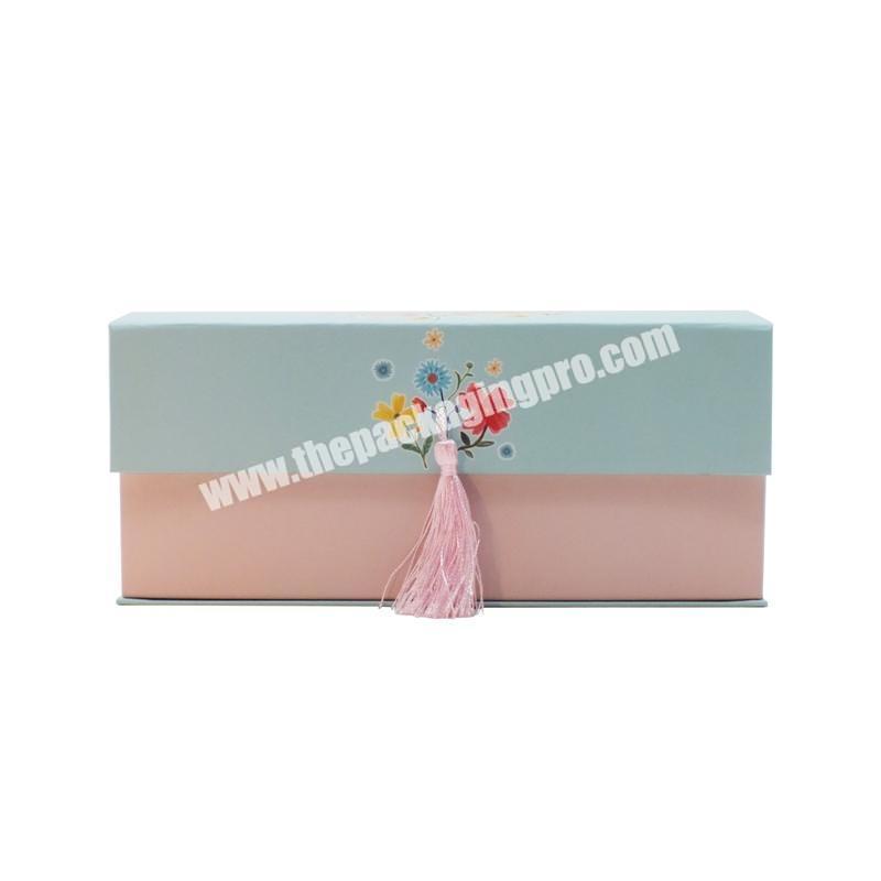 Wholesale Custom Printed Luxury Folding Rigid Paper gift packing box luxury
