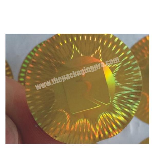 High quality security hologram sticker wholesale price hologram sticker sheet low moq die cut hologram sticker