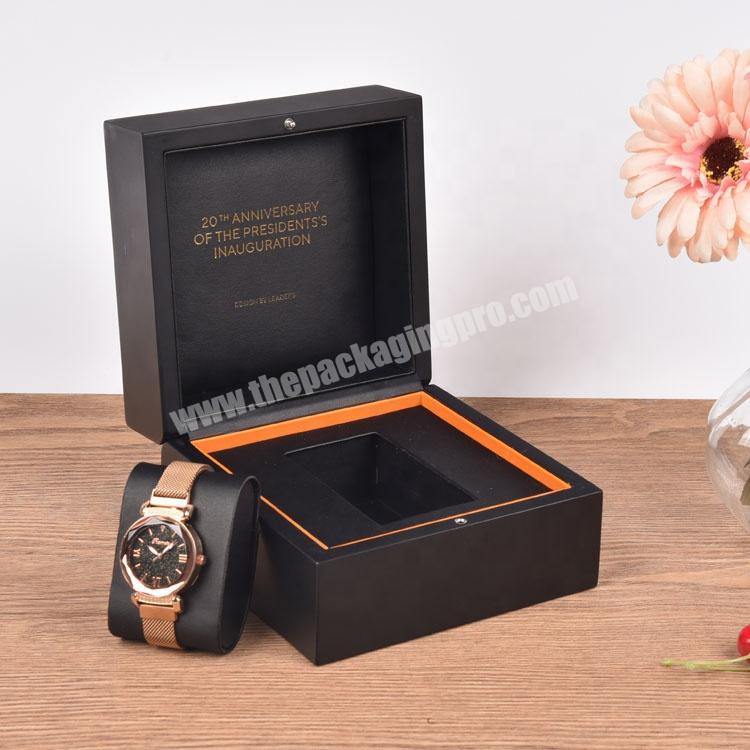 Luxury Custom Logo Wooden Watch Packaging Box