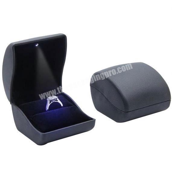 Luxury Cheap Jewelry Ring Box With Led Light