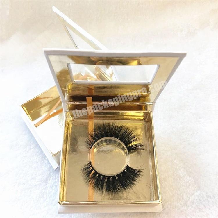 2019 new luxury custom false mink pink magnetic gift personalized lash paper product eyelash packaging box with private label