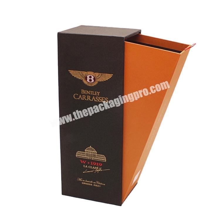 Promotional special Rectangle wood customized wine packaging box