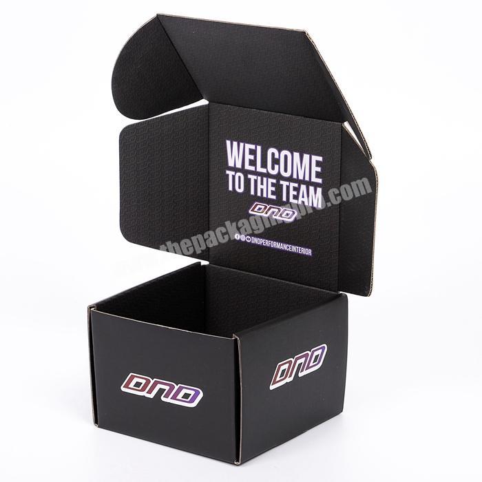 Colorful Printing Outside Inside Carton Packaging Box Customized Logo for Online Shopping Post