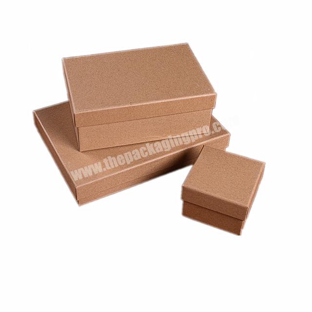 China Manufacture Customized Size Kraft RectangleSquare Paper Box For Gift