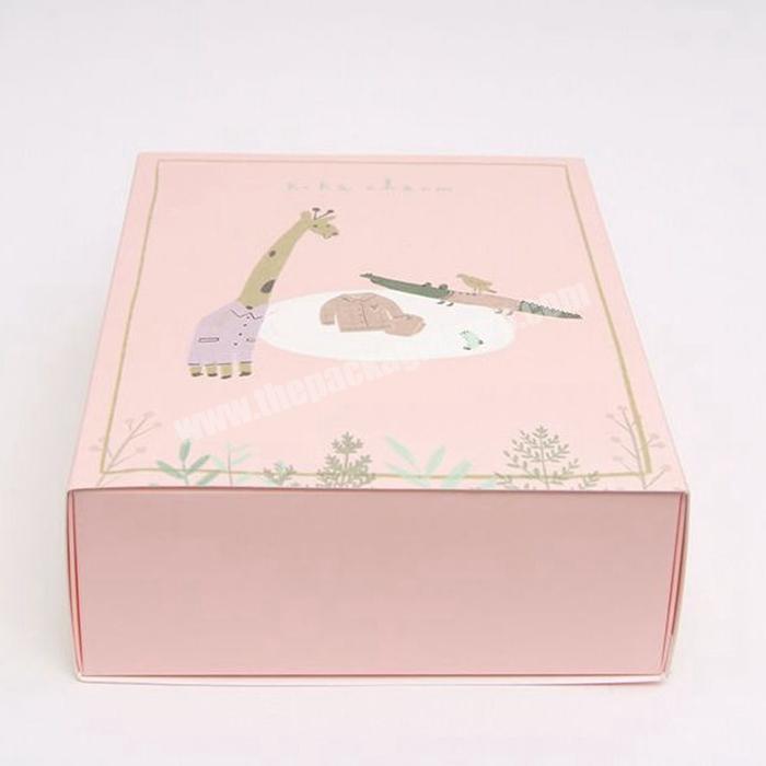 High Quality Customized Paper Eco Clothes Packaging Sliding Cardboard Storage Drawer Boxes