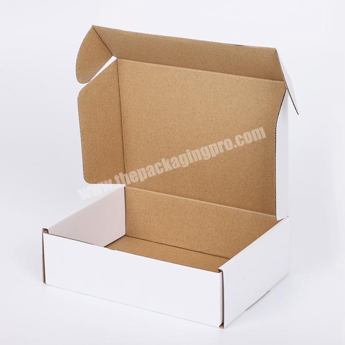 Wholesale Customized White Garment Clothes Suit Clothing Packaging Transport Shipping Boxes Baby Clothes Packing Box