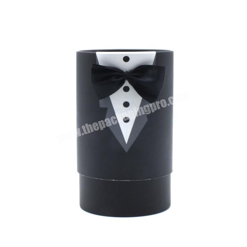 Storage Two Piece Soap Shipping Tie Round Packing Tube Manufacture Cylinder Paper Packaging Box