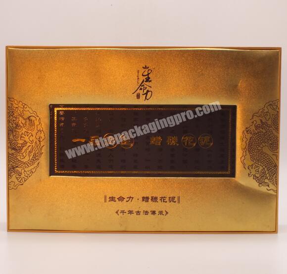 Chocolate box with gilding Gift box with lid Hot selling box