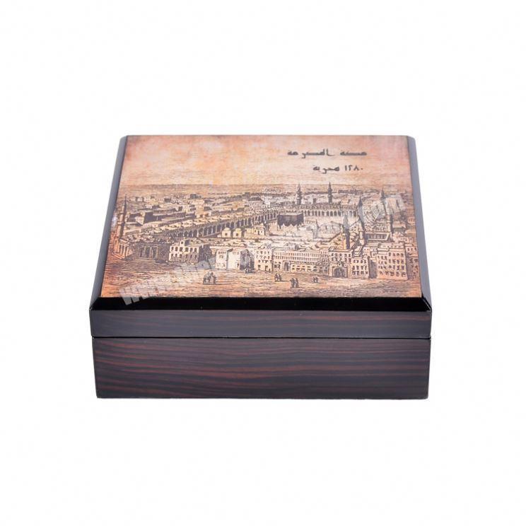 Saudi Arabia Style Wooden Ramadan Chocolate Date Packaging Box