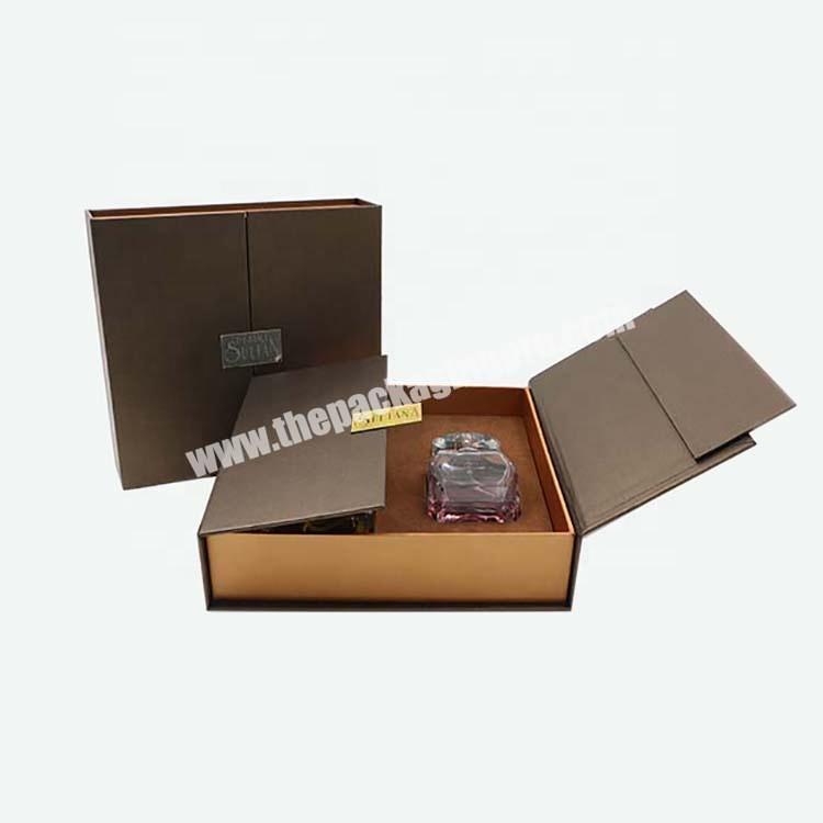 High Quality 2 door Open Handmade Cosmetic Product Gift Perfume Box