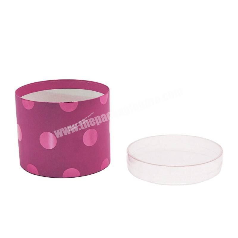 Printing plastic lid hot selling cheap tube box