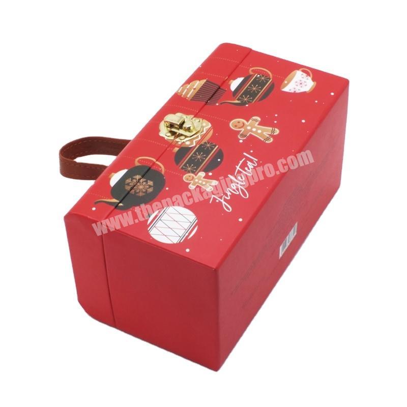 Red Hard Gift Box Wholesale luxury  Cosmetic Case Box Cosmetic Case