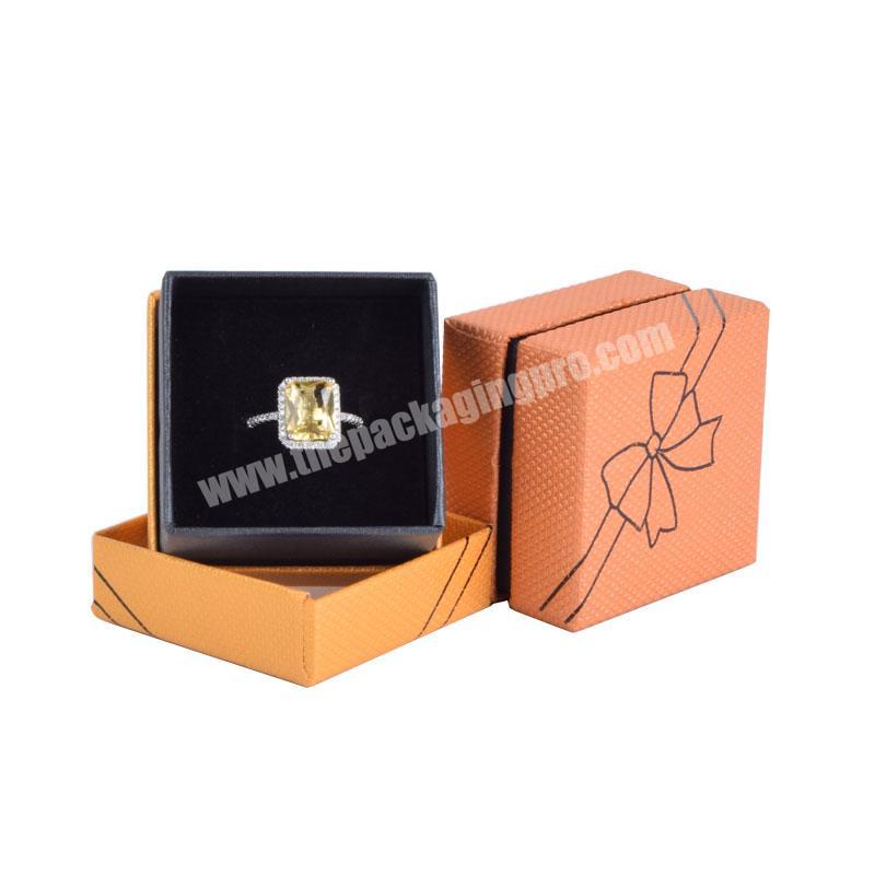 2020 Wholesale China Square Customized Cardboard Jewelry Box For Ring