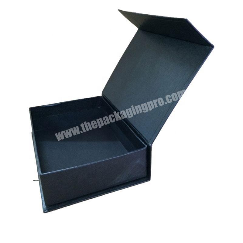 china_box_paper_manufacturer black paper box for packaging jewelry logo  packaging paper open  box