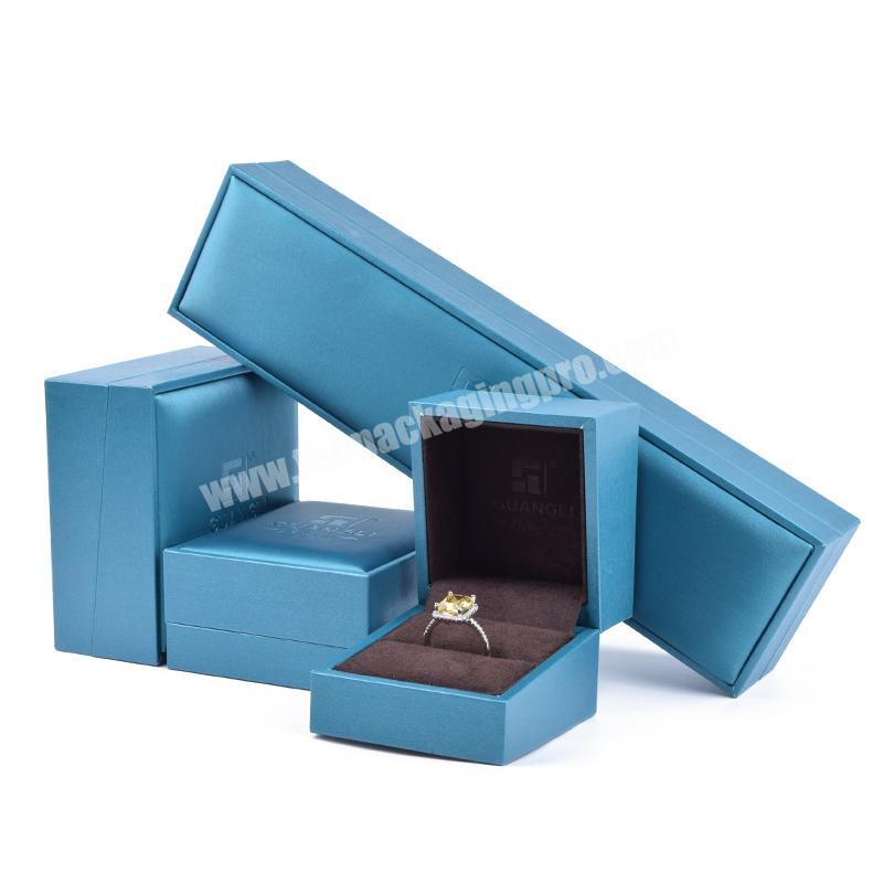 custom low price blue gift manufacturers of jewelry box packaging
