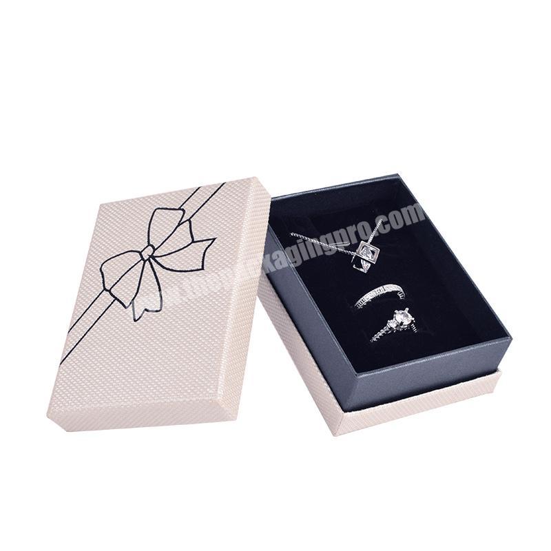 Custom logo paper cardboard gift jewellery packaging